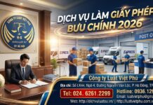Giấy phép bưu chính nội tỉnh cho dịch vụ trong một tỉnh