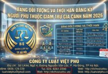 Bảng đối tượng và thời hạn đăng ký người phụ thuộc giảm trừ gia cảnh năm 2026