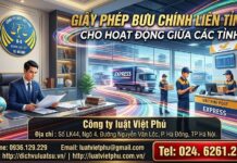 Giấy phép bưu chính liên tỉnh cho hoạt động giữa các tỉnh
