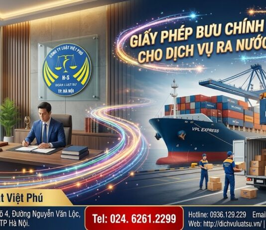Giấy phép bưu chính quốc tế cho dịch vụ ra nước ngoài