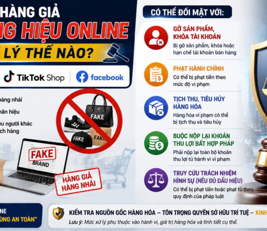 Kinh doanh hàng xách tay có logo thương hiệu nổi tiếng có vi phạm sở hữu trí tuệ?