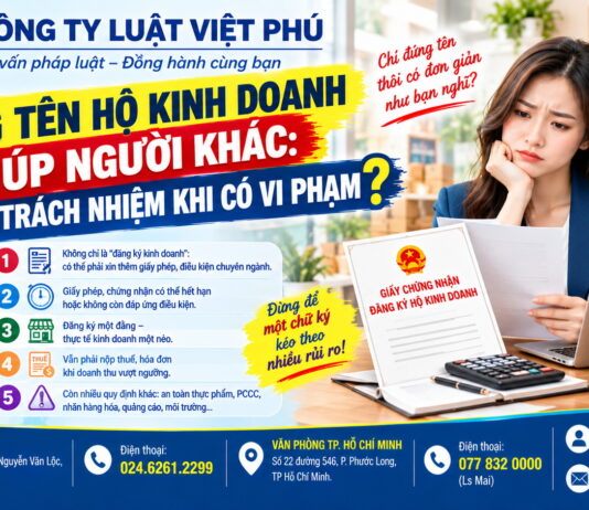 Đứng tên hộ kinh doanh giúp người khác: Ai chịu trách nhiệm khi có vi phạm?